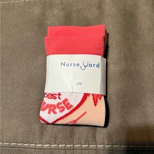 Nurse Yard Women’s Compression Socks Worlds Best Nurse Size L/XL